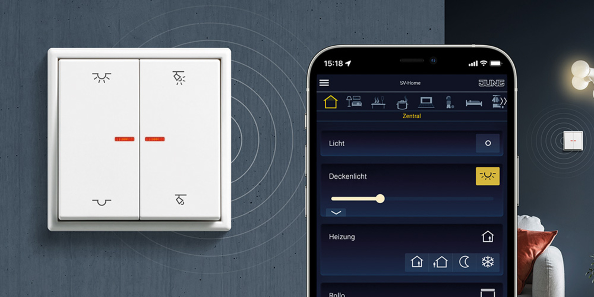 KNX RF Taster bei Elektro Dietz GmbH in Weilerbach